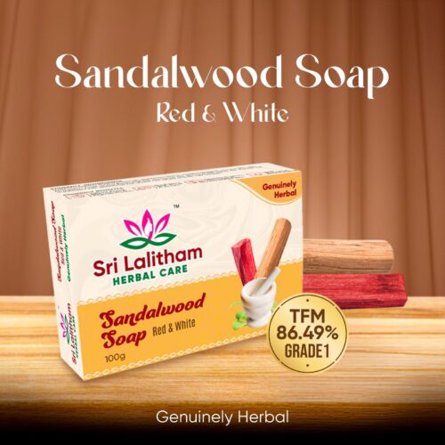Sandalwood Soap Red & White