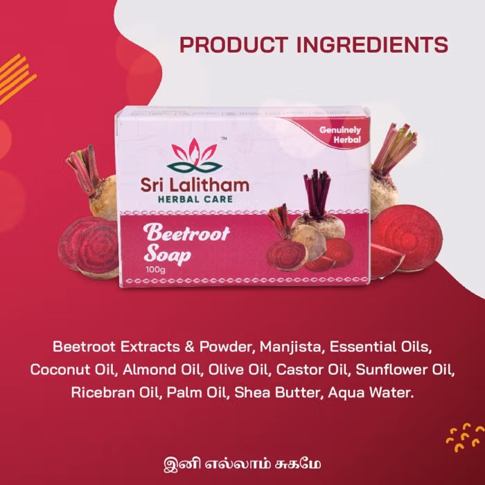Beetroot Soap- 100gm - Image 4