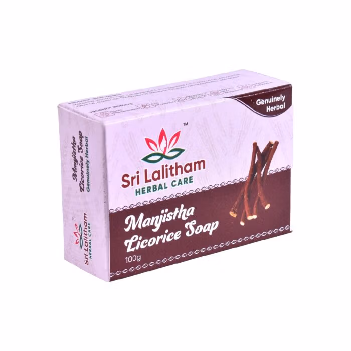 Manjista licorice Soap - 100gm - Image 6