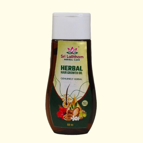 Herbal Hair Growth Oil- 100ml (40+Herbs)
