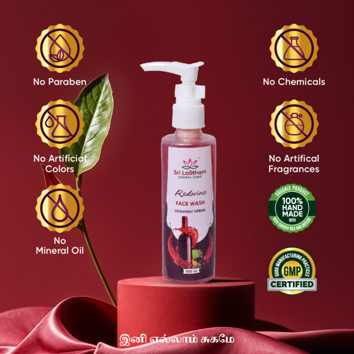 Enriched Red wine face Wash - Image 5