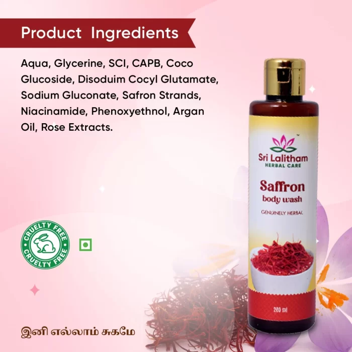 Saffron Body Wash / Body Gel - Image 4