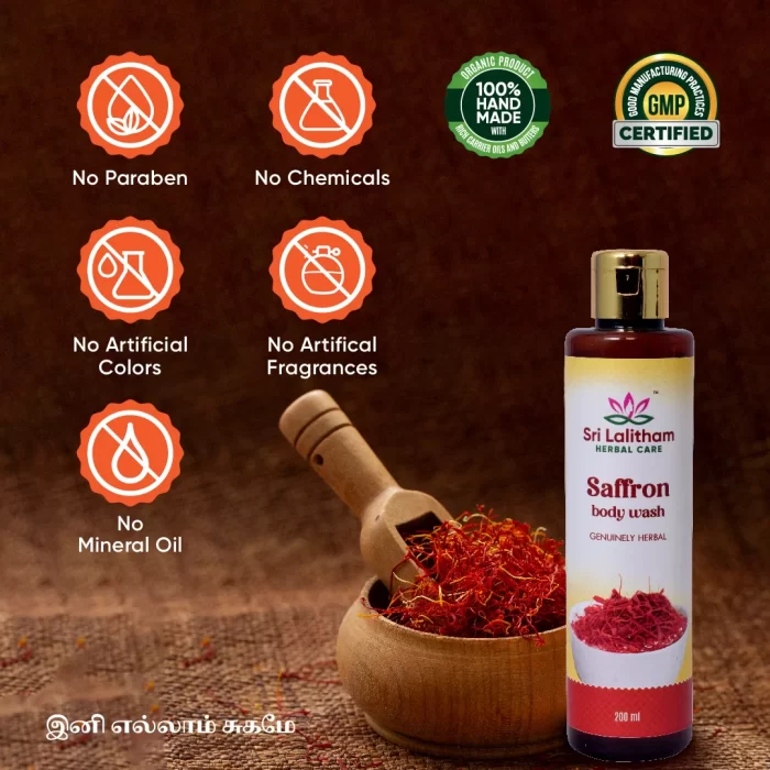 Saffron Body Wash / Body Gel - Image 5