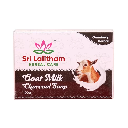 Goat Milk-Bamboo Charcoal Soap- 100gm